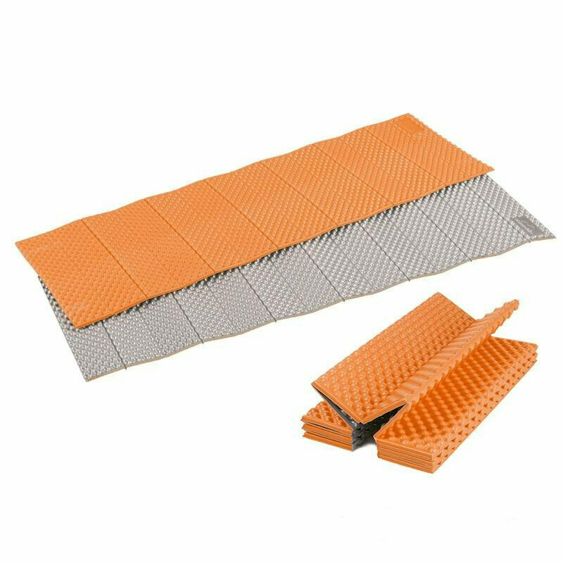 Килимок складаний IXPE Naturehike NH19QD008, алюмінієва плівка, 185x56х1,8 см, помаранчевий