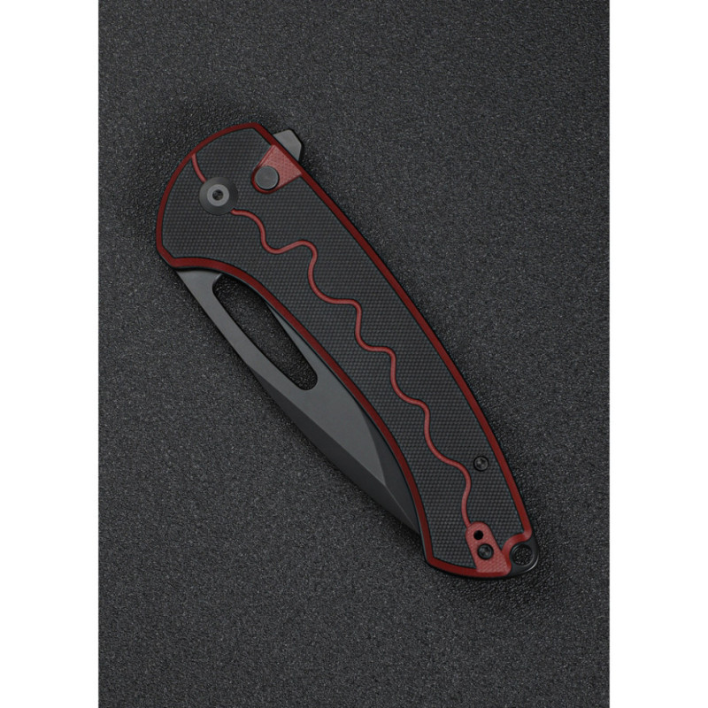 Ніж складаний Sencut Squiggy Burgundy/Black S24082A-3