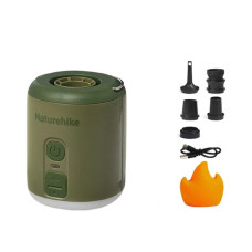 Мини насос – ночник – вентилятор Naturehike CNK2300DQ022, темно-зеленый
