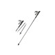 Трекінгова палиця Naturehike CNK2450DS017, 130 см, чорна