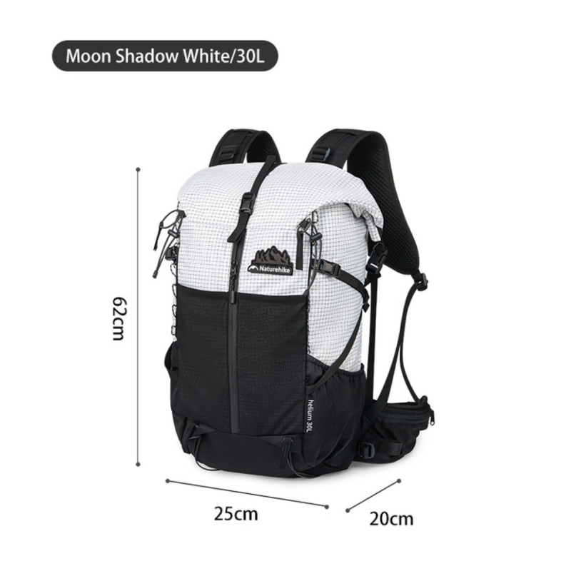 Рюкзак туристичний Naturehike CNK2300016, 30+5 л, білий