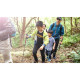 Трекінгова палиця 3-сек. Naturehike Women 6061 AL NH17D001-Z, 57-120 см, алюміній,  золотиста