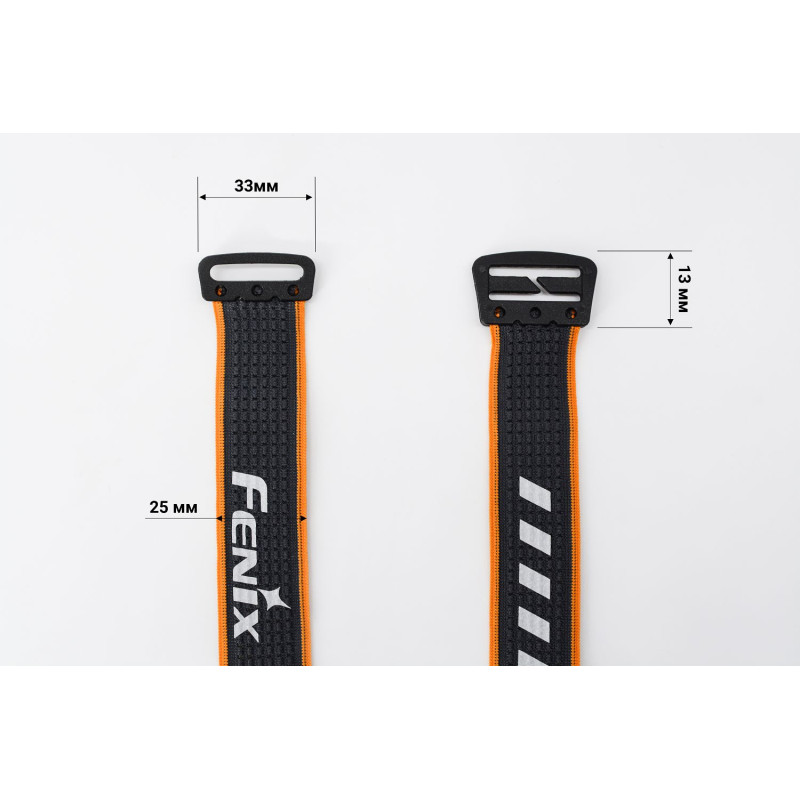 Пов'язка на голову Fenix одинарна AFH-03, чорно-помаранчева