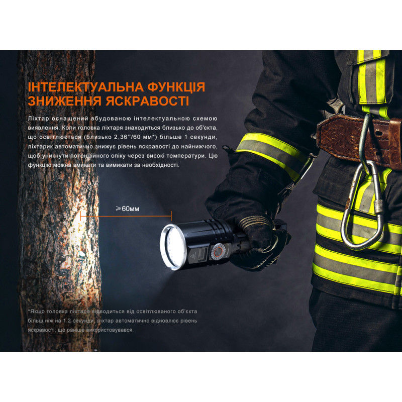 Ліхтар ручний пошуковий лазерний Fenix LR36R