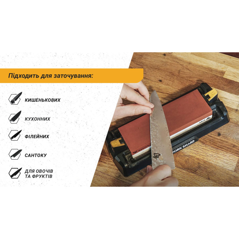Work Sharp Стругачка механічна Benchtop Whetstone Sharpener WSBCHWHT-I