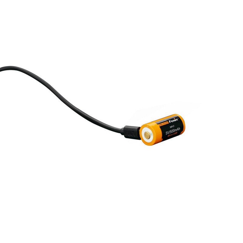 Акумулятор 16340 Fenix (700 mAh) micro usb заряджання