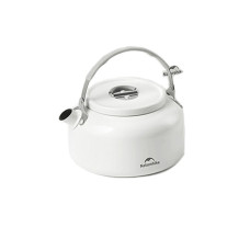 Чайник з керамічним антипригарним покриттям Naturehike CNK2450CF013 0,8 л, алюміній, білий