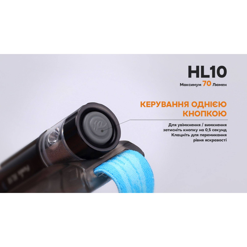 Фонарь налобный Fenix HL10 purple