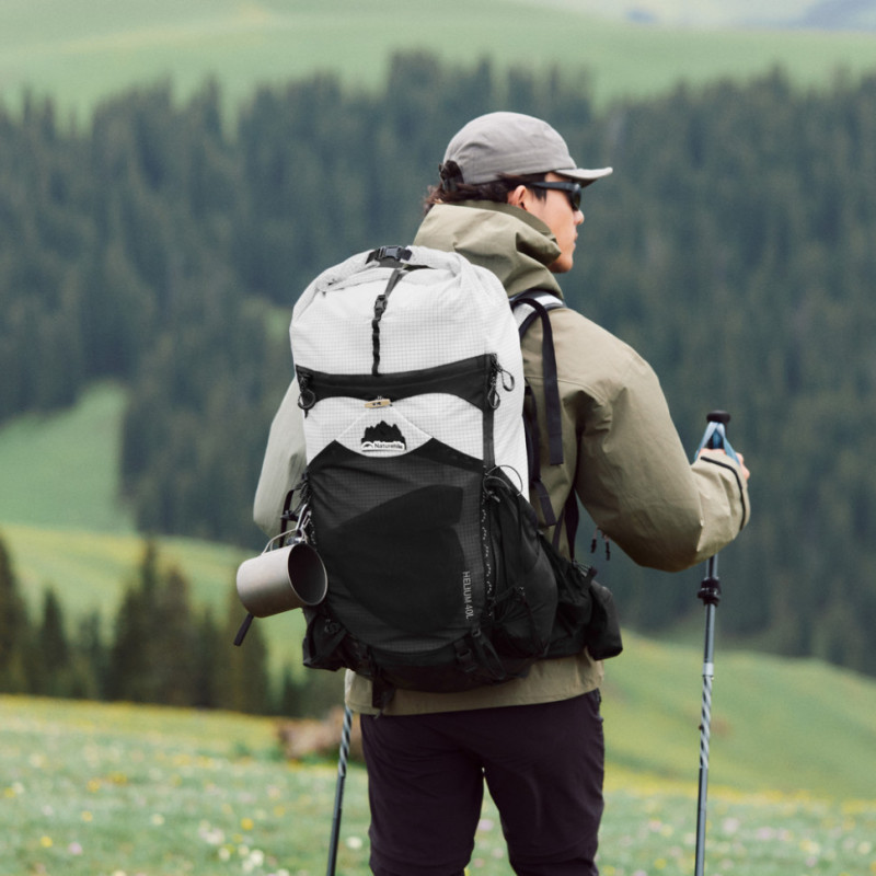 Рюкзак туристичний Naturehike CNK2450XB016, 40 л, білий, L