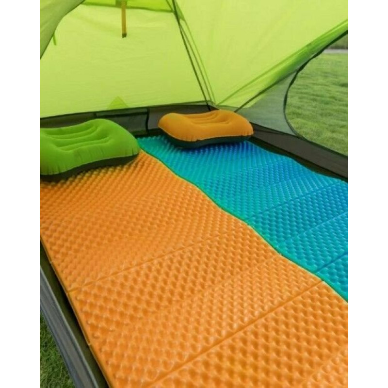 Килимок складаний IXPE Naturehike NH19QD008, алюмінієва плівка, 185x56х1,8 см, помаранчевий