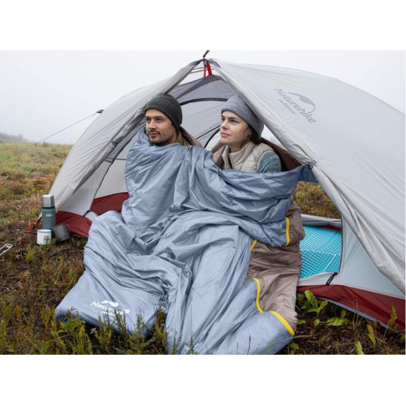 Спальник сверхлегкий Naturehike Summer LW180 NH21MSD09 левый, (15°C), pp M, зеленый