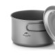 Каструля титанова зі складною ручкою 800 мл Naturehike NH18T101-A