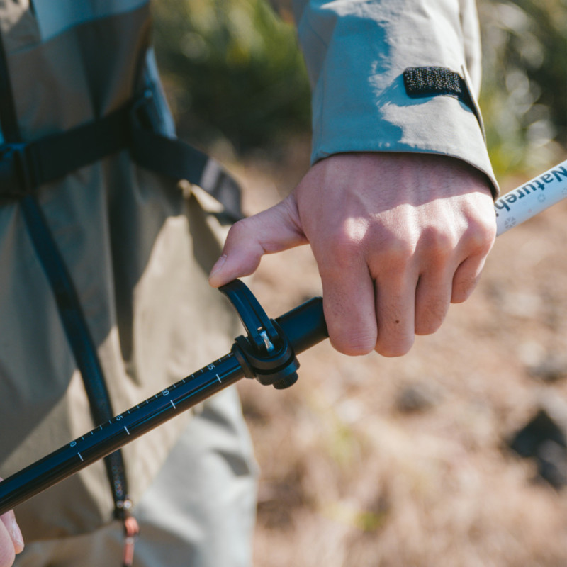 Трекінгова палиця 3-секційна Naturehike ST06 NH17D006-D, 60-120 см, біла