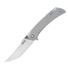 Ніж складаний туристичний SRM Asika, (9.9 см) 154CM / Titanium сірий