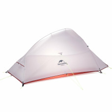 Намет Naturehike Сloud Up 2 Updated NH17T001-T, 20D надлегка двомісна з футпринтом і спідницею, сіро-червоний