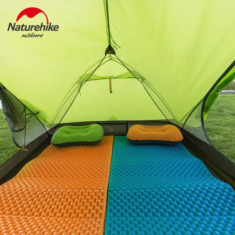 Килимок складаний IXPE Naturehike NH19QD008, алюмінієва плівка, 185x56х1, 8 см, блакитний