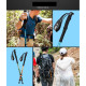Трекінгова палиця 3-сек. Naturehike Women 6061 AL NH17D001-Z, 57-120 см, алюміній, зелена