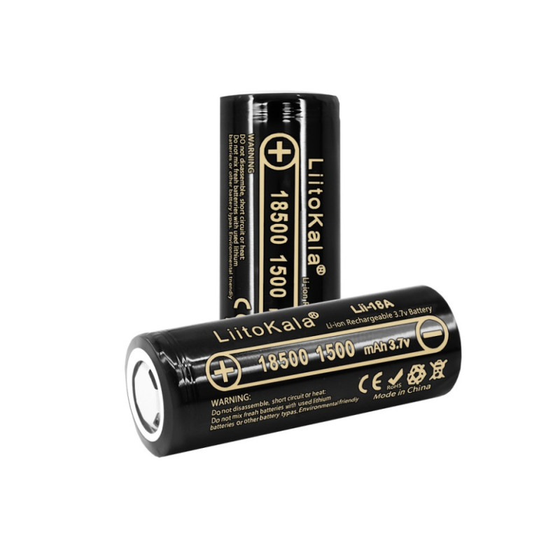 Акумулятор LiitoKala Lii-18A 18500 1500mah battery