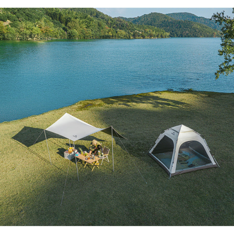 Намет чотиримісний автоматичний Naturehike Ango CNK2550WS010, сірий