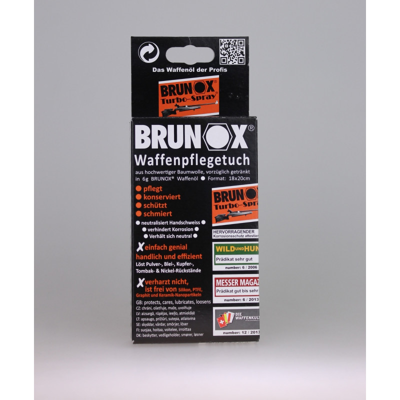 Brunox Gun Care серветки для догляду за зброєю 5шт у коробці