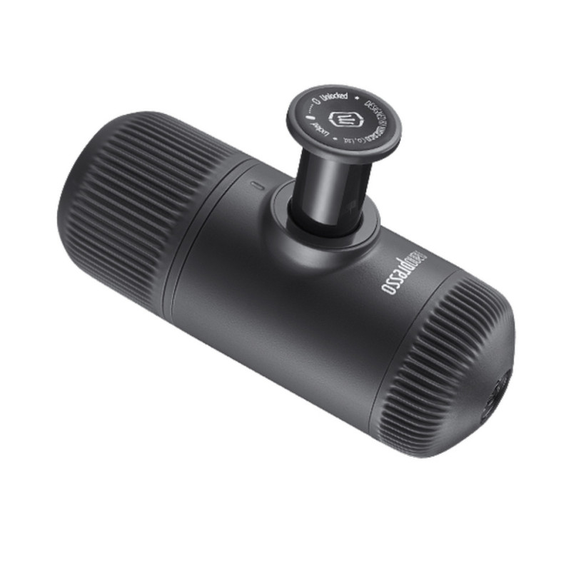 Портативна еспресо-кавоварка Wacaco Nanopresso сіра з чохлом