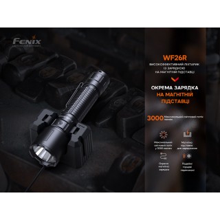Ліхтар професіональний Fenix WF26R з магнітною зарядкою