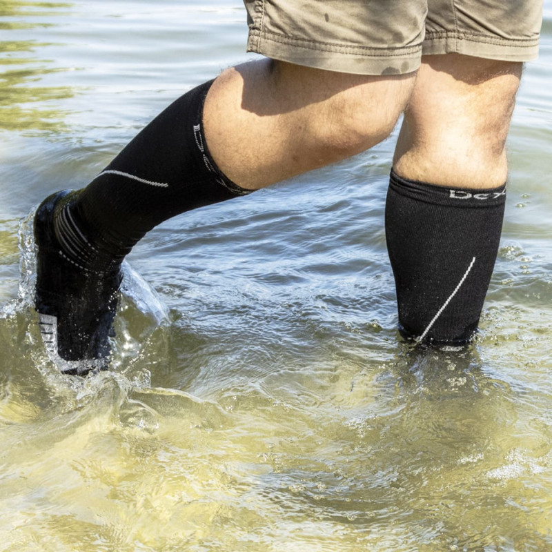 Носки водонепроницаемые Dexshell Compression Mudder, р-р L, серые