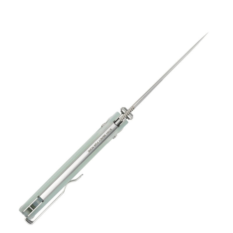 Ніж складаний SRM Terrier 258L-GC, напівпрозорий зелений