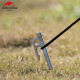 Колок сталевий Naturehike NH19PJ014, 35 см, сірий