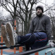 Носки водонепроницаемые Dexshell Compression Mudder, р-р L, серые