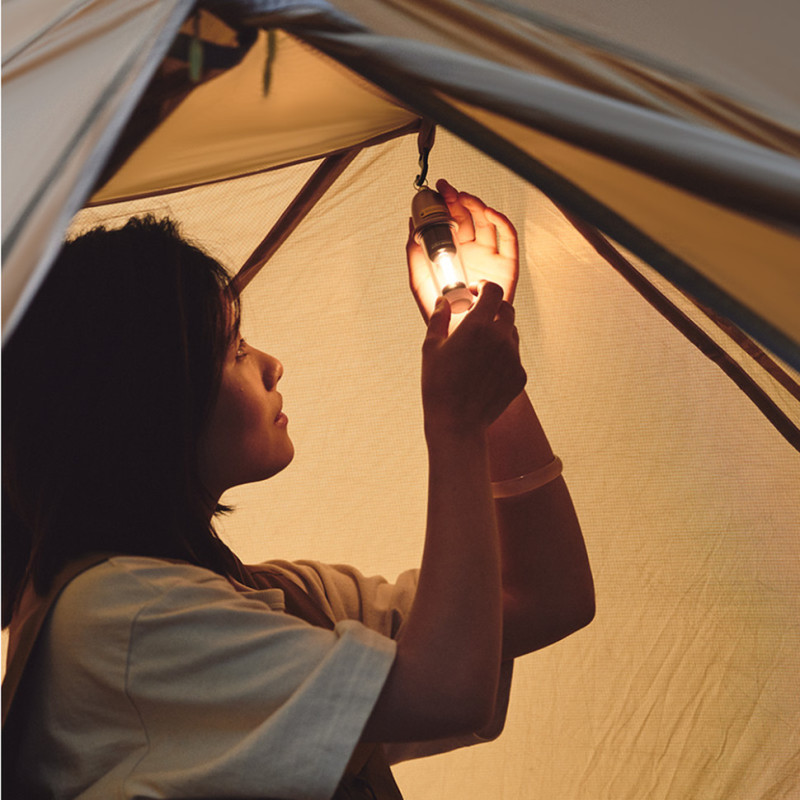Ліхтар кемпінговий Naturehike CNK2350ZM010, 118х39мм, коричневий