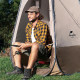 Душевая палатка раскладная Naturehike NH17Z002-P, коричневая