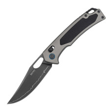 Ніж складаний SRM Retriever 9203-AK2, чорно-сірий