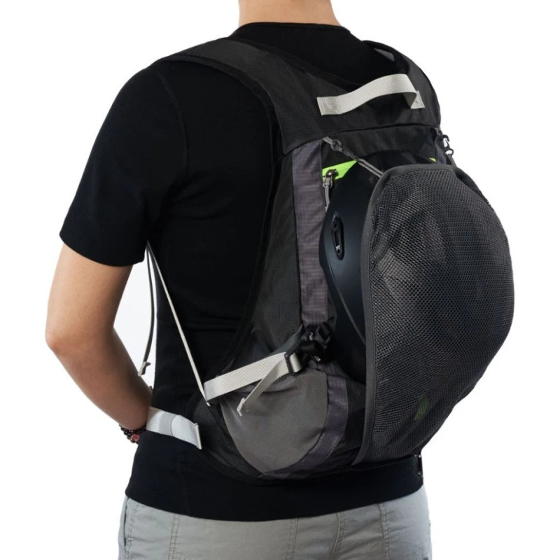 Велорюкзак із чохлом для шолома Naturehike 15 л sky blue NH15C001-B, блакитний