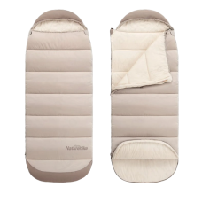 Спальный мешок с капюшоном Naturehike B400 NH21MSD11, бежевый