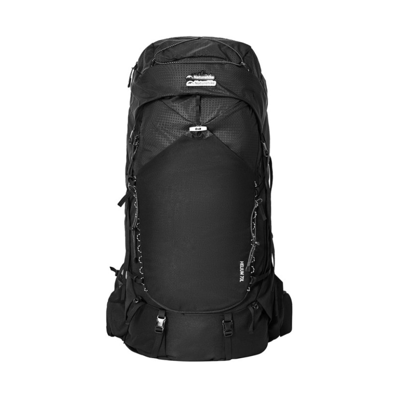 Рюкзак туристичний Naturehike CNK2450XB014, 70 л, чорний, L