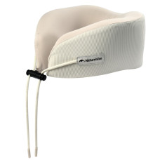 Подушка бавовняна для шиї, з пам'яттю Naturehike CNK2450WS019, бежева
