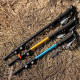 Трекінгова палиця 3-сек. Naturehike Men ST 01 6061 AL NH17D001-Z, алюміній,  золотиста