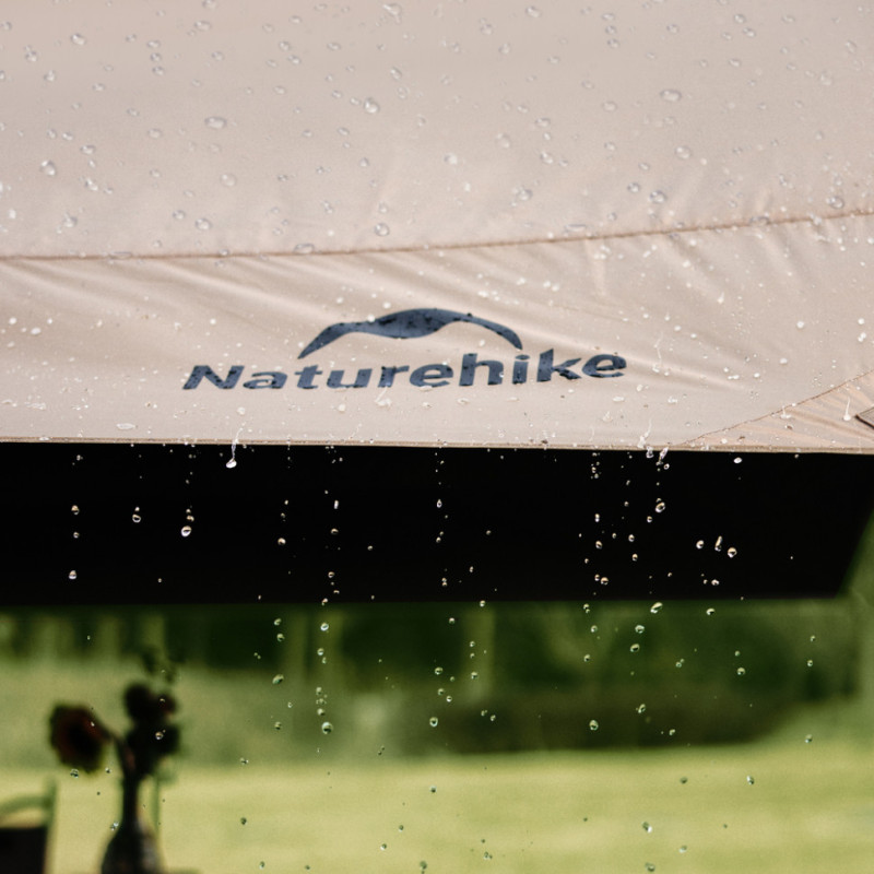 Тент-навіс Naturehike CNK2350WS015 Cloud Skies Tarp Lite, 550x465 см, коричневий