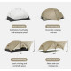 Намет надлегкий двомісний Naturehike Mongar CNK2550WS016, 15D, сiрий