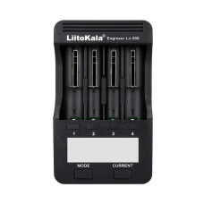 Зарядний пристрій Liitokala Lii-500, 4 канала, Ni-Mh/Li-ion, 220V/12V, Powerbank, Test, LCD, Box
