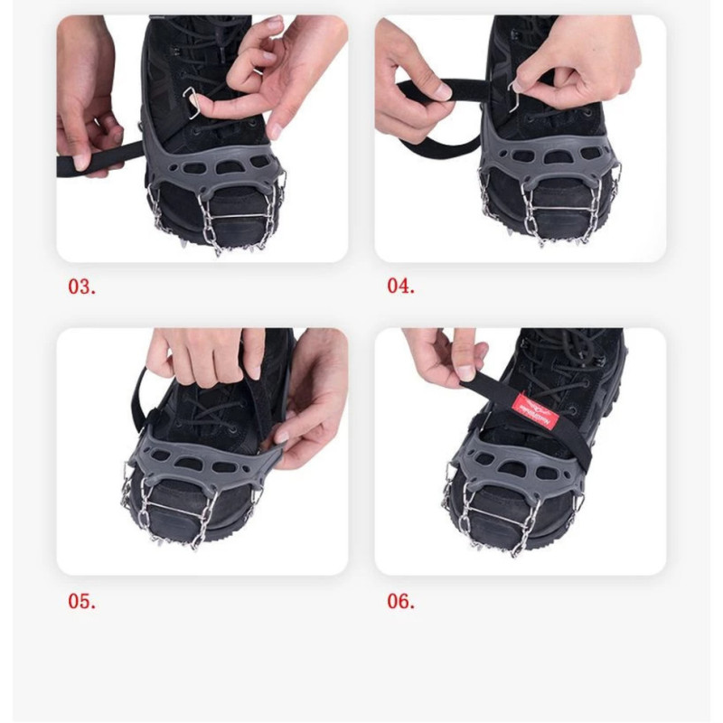 Ледоступы с 19 зубцами Naturehike NH19HJ001, размер L