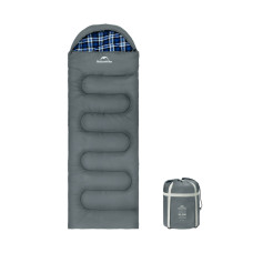 Спальний мішок з капюшоном Naturehike Clear Sky CNK2450WS042, сірий