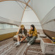 Намет шестимісний Naturehike, KOTA 6, CNK2450WS031, 75D, світло-коричневий