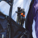 Трекінгова палиця Naturehike CNK2450DS013, 103-120 см, чорна