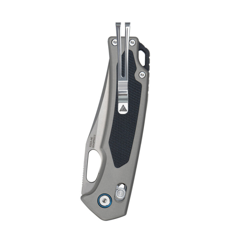 Ніж складаний SRM Retriever 9203-AK, чорно-сірий