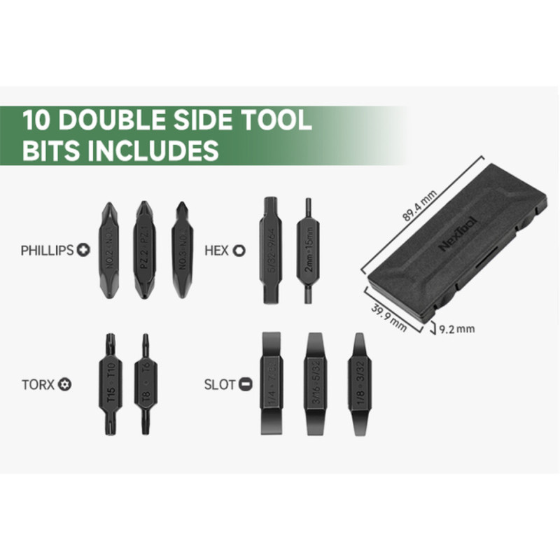 Набор бит для NexTool Flagship Captain и Pocket tool