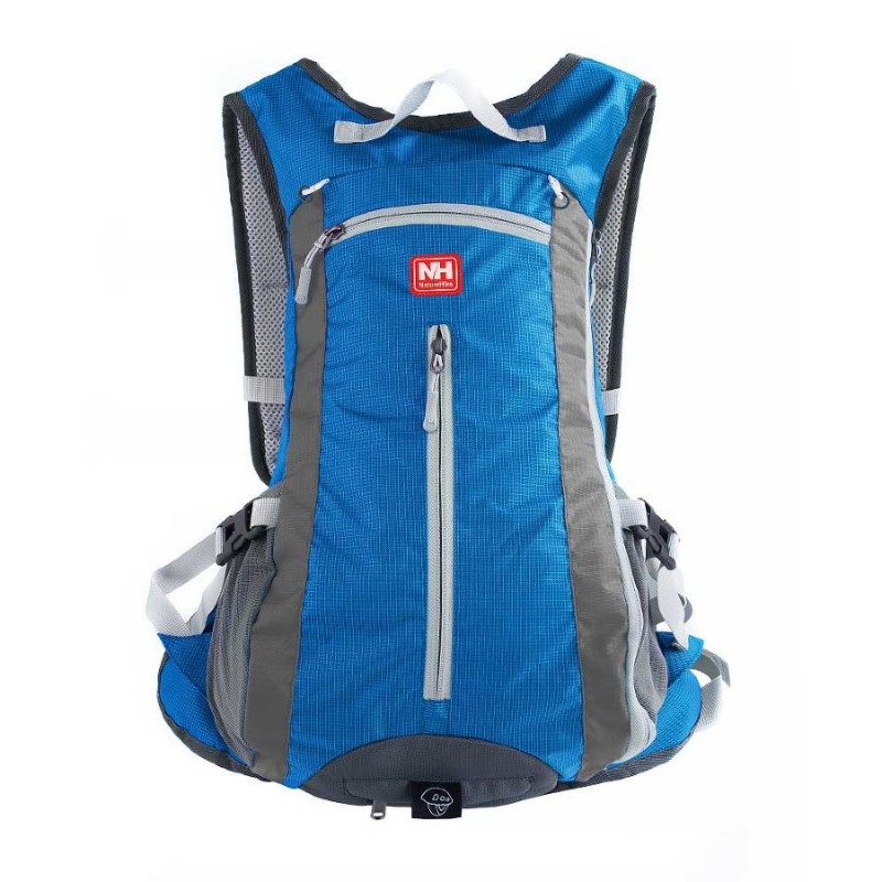 Велорюкзак із чохлом для шолома Naturehike 15 л sky blue NH15C001-B, блакитний