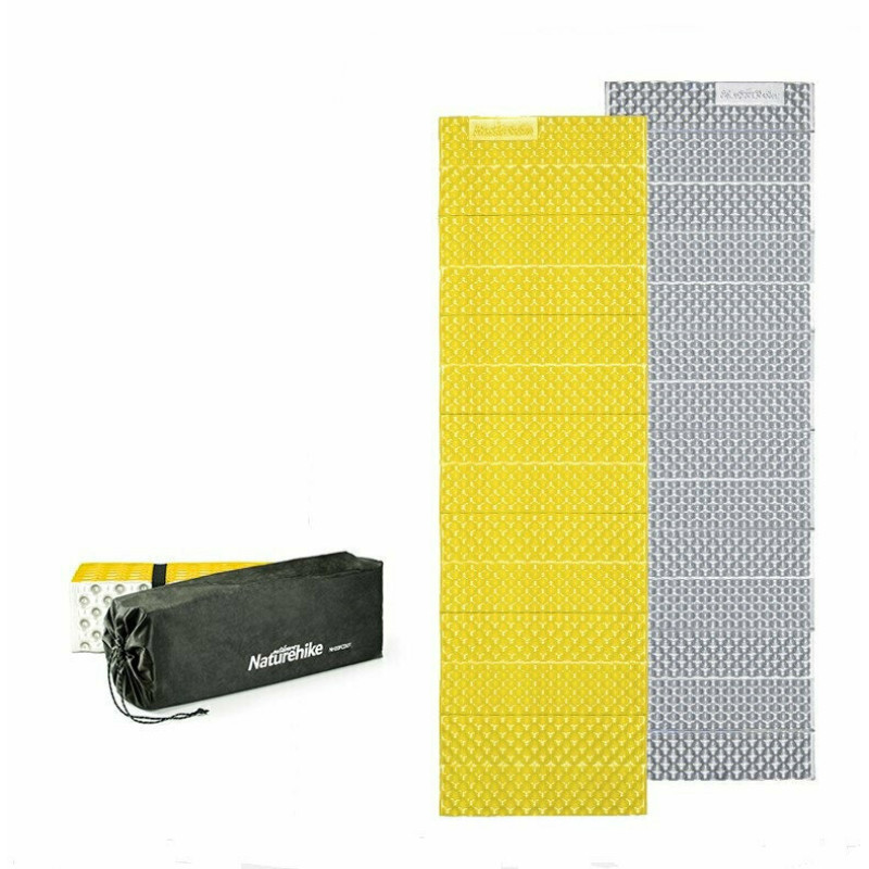 Килимок складаний IXPE NaturehikeThickened NH20FCD07, алюмінієва плівка, 25 мм, жовтий