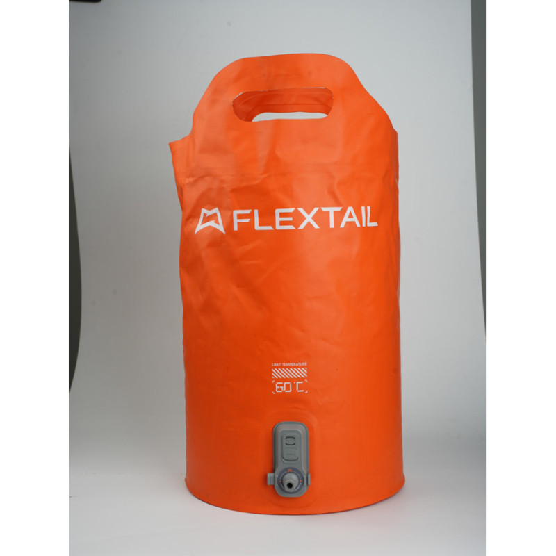 Контейнер для води з насосом та душовою лійкою Flextail Tiny Shower Bucket, 20л, помаранчевий